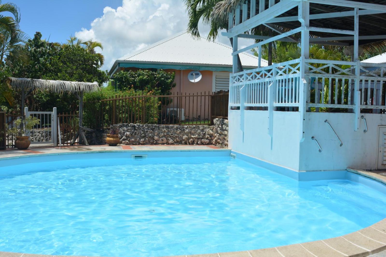 Bungalow La Papaye Bleue Residence Acces Piscine & Plage Saint-Francois  Exterior foto