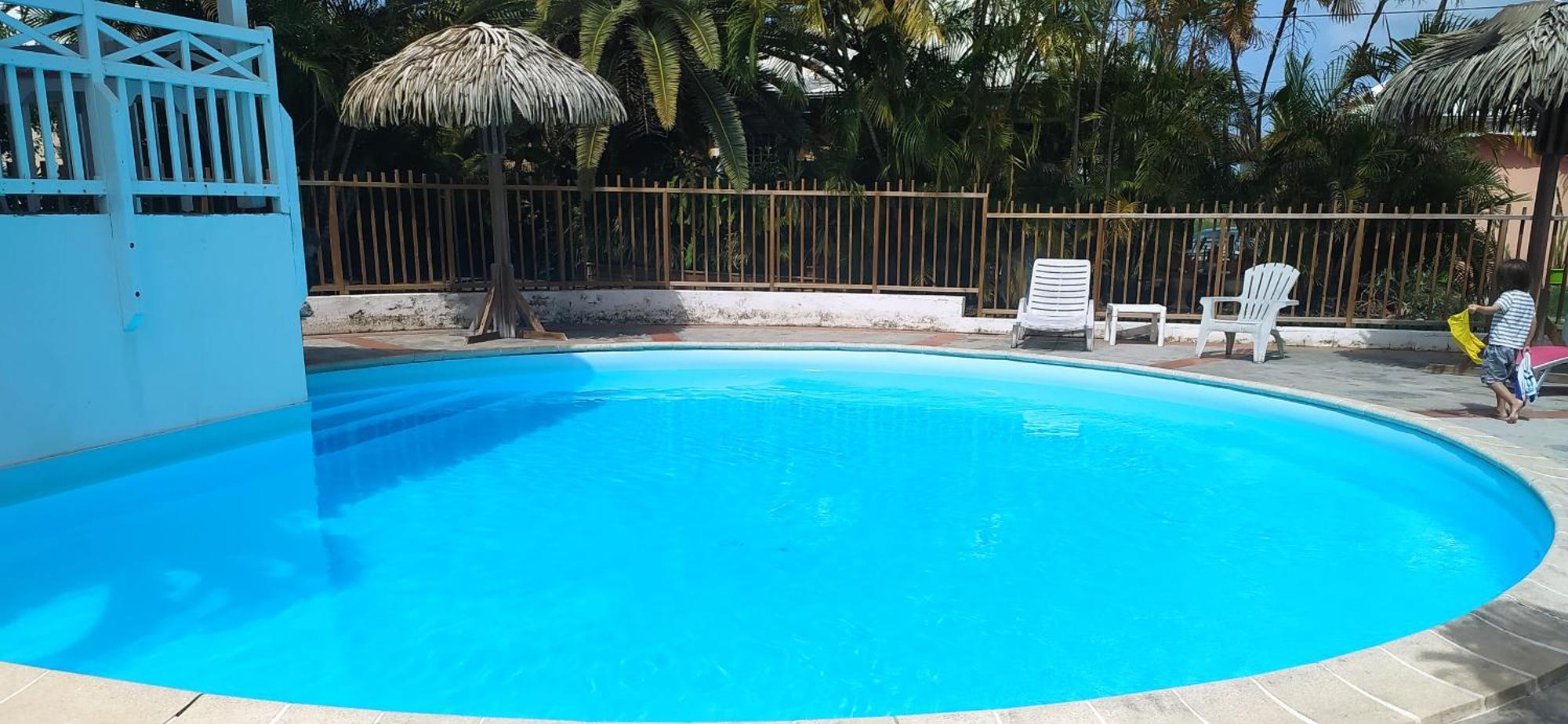 Bungalow La Papaye Bleue Residence Acces Piscine & Plage Saint-Francois  Exterior foto
