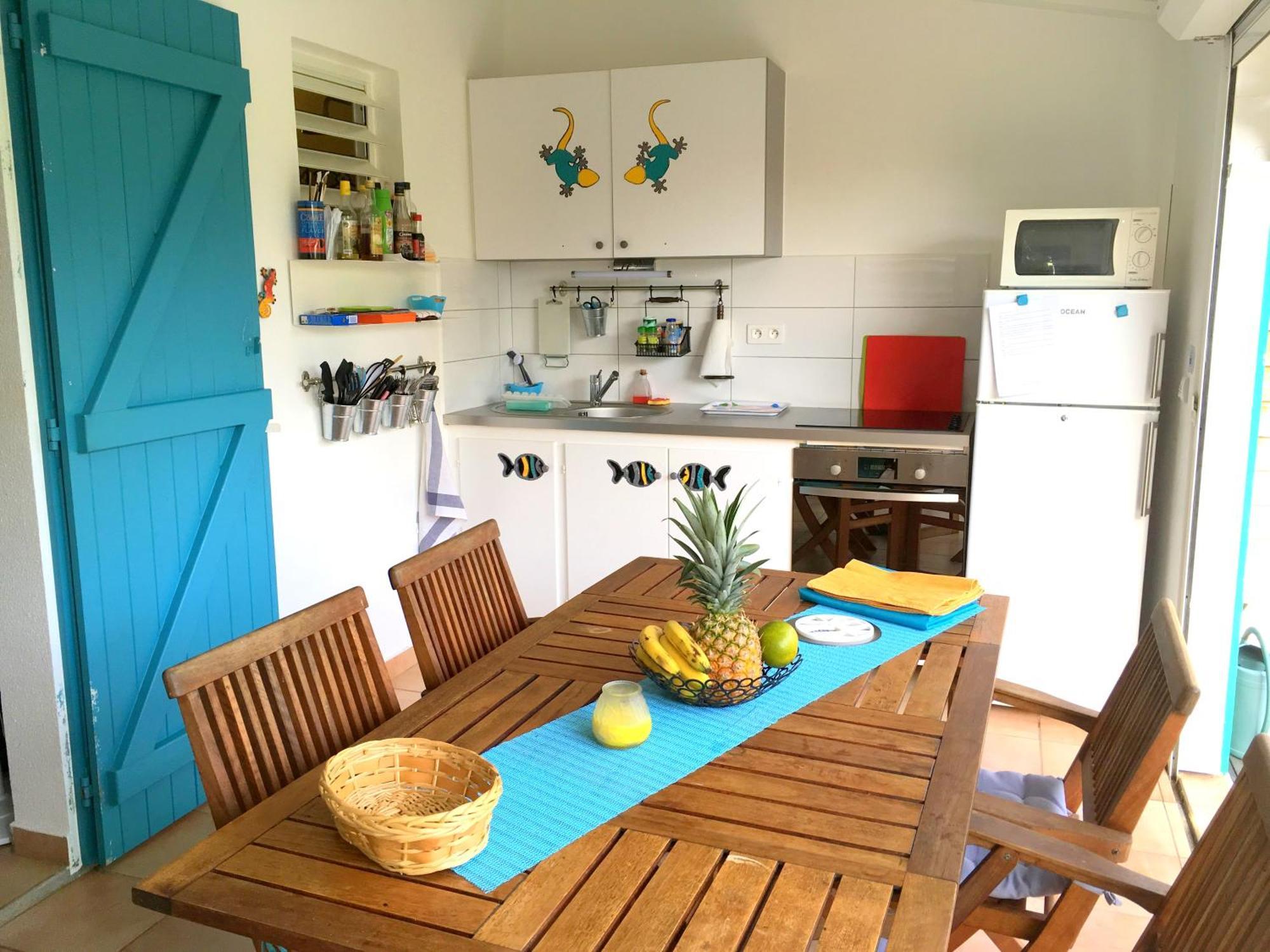 Bungalow La Papaye Bleue Residence Acces Piscine & Plage Saint-Francois  Exterior foto