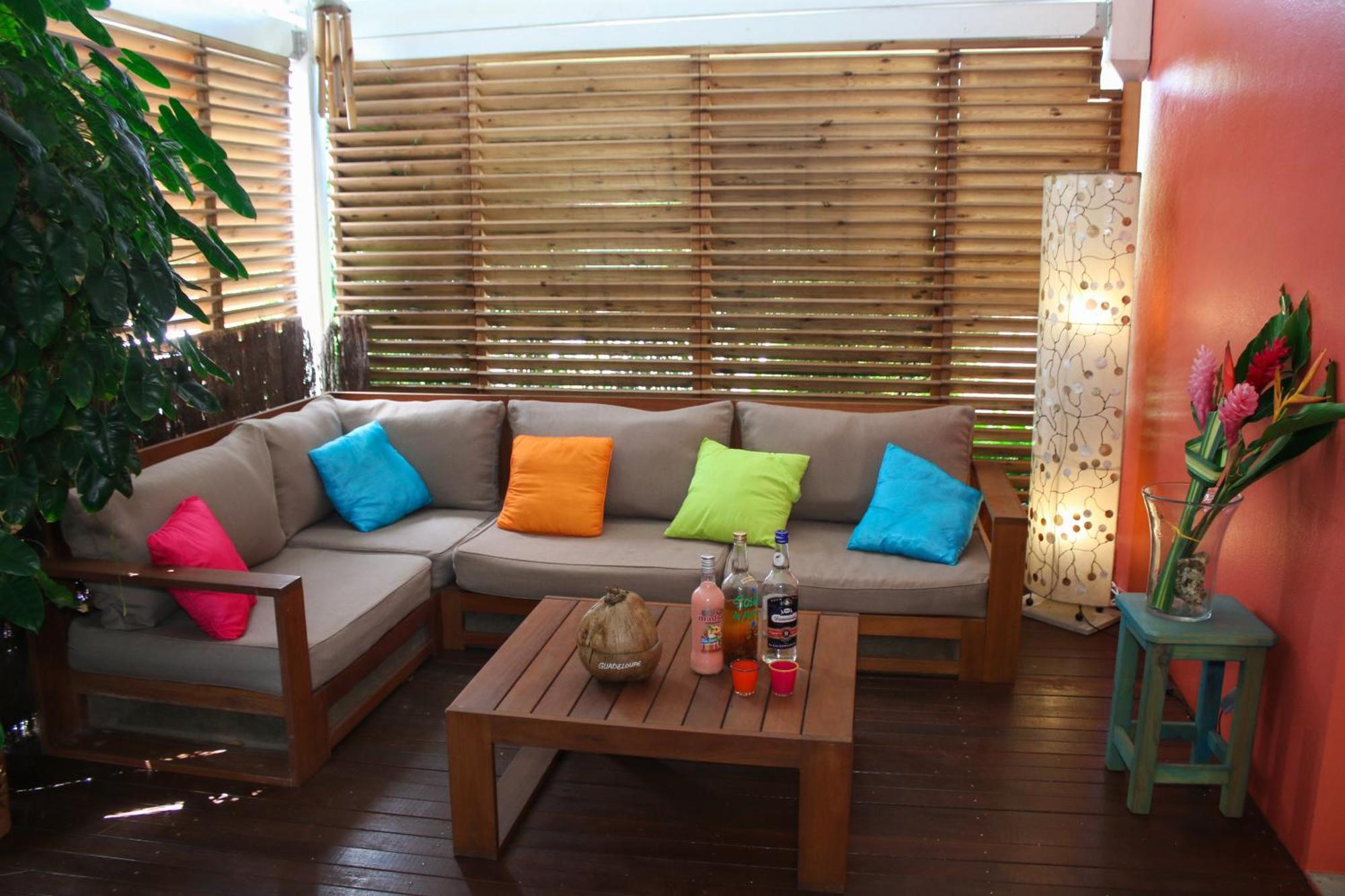 Bungalow La Papaye Bleue Residence Acces Piscine & Plage Saint-Francois  Exterior foto