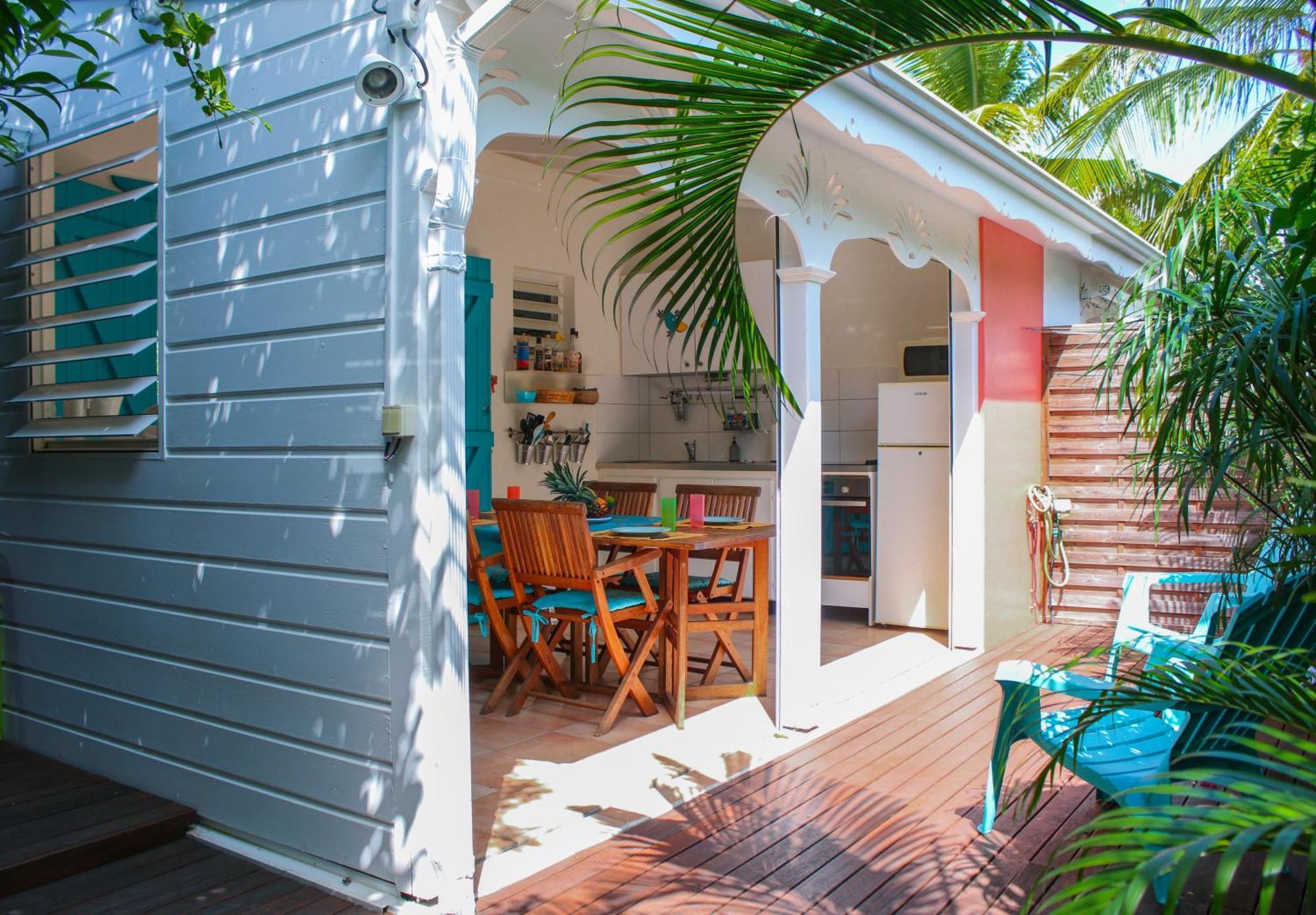 Bungalow La Papaye Bleue Residence Acces Piscine & Plage Saint-Francois  Exterior foto